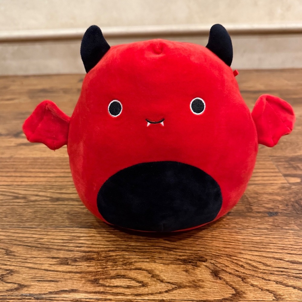 Squishmallows Dante the Red Devil 8 Inch Plush Halloween Kellytoy HTF #Dante